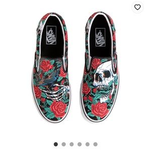 Vans - skull and roses